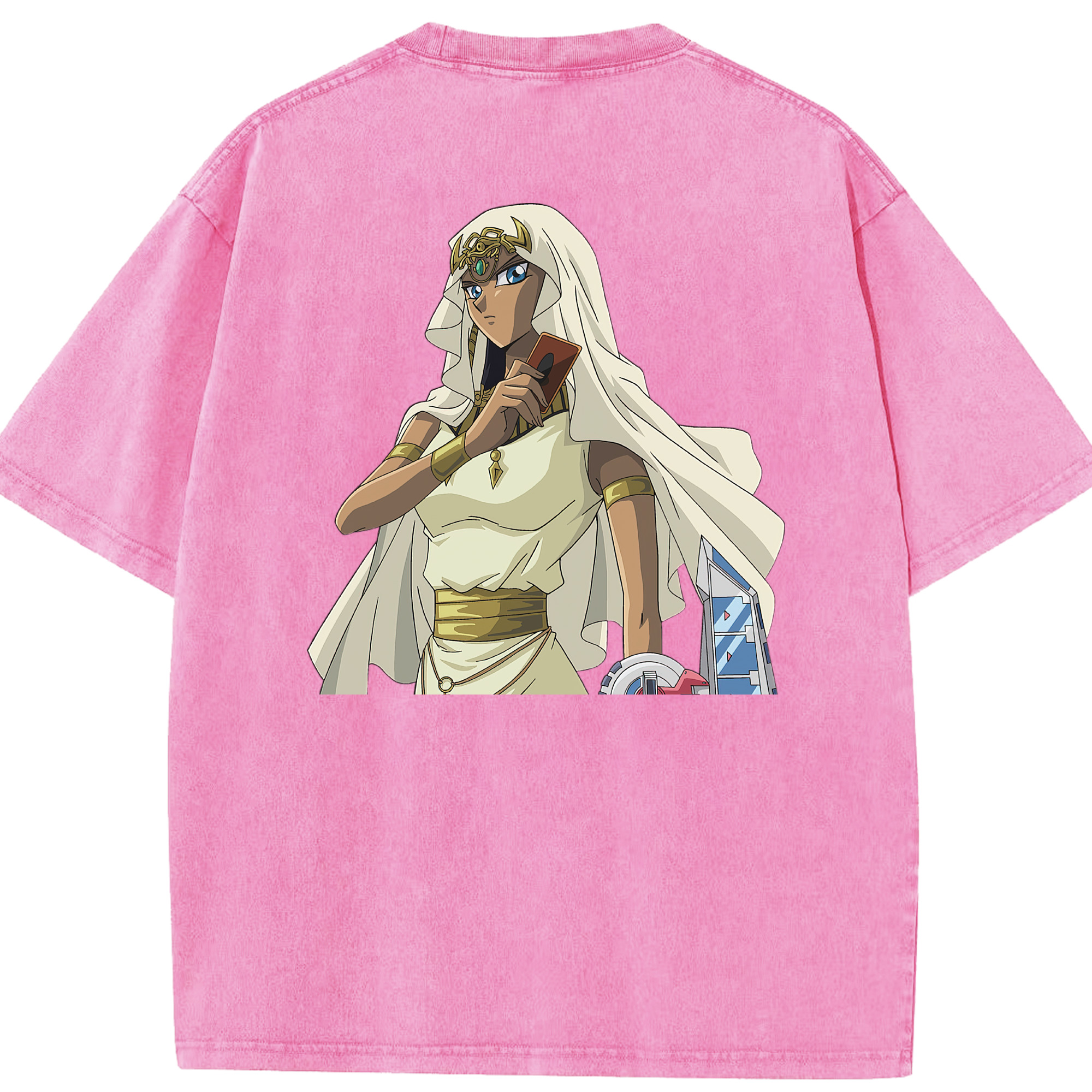 （画像用） 遊☆戯☆王 Yu-Gi-Oh! 綿100% ヴィンテージ風 半袖Tシャツ（背面プリント）